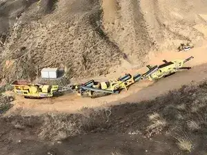 300 TPH Mobile Granite Crushing Plant in Gansu